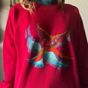 80’s Vintage Lauren Birch crew neck in women’s